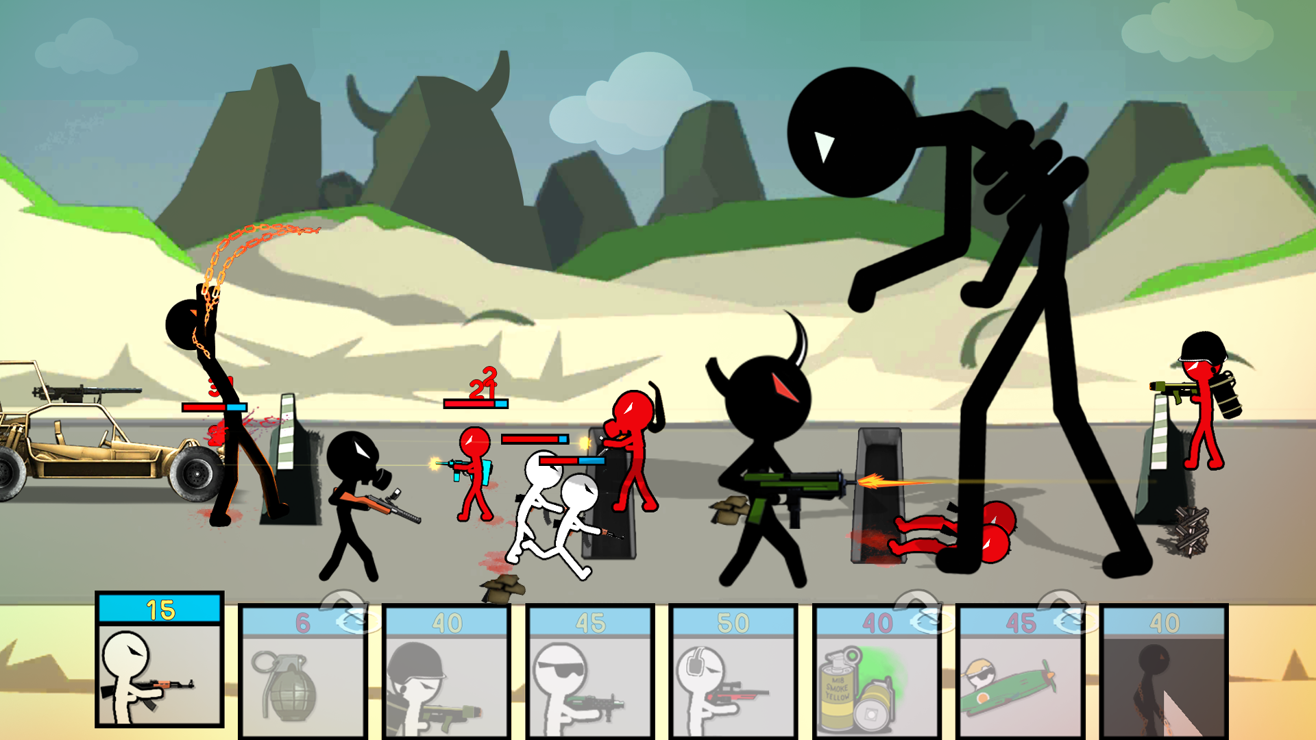 اسکرین شات 5 بازی Stick Man Trenches: WW2