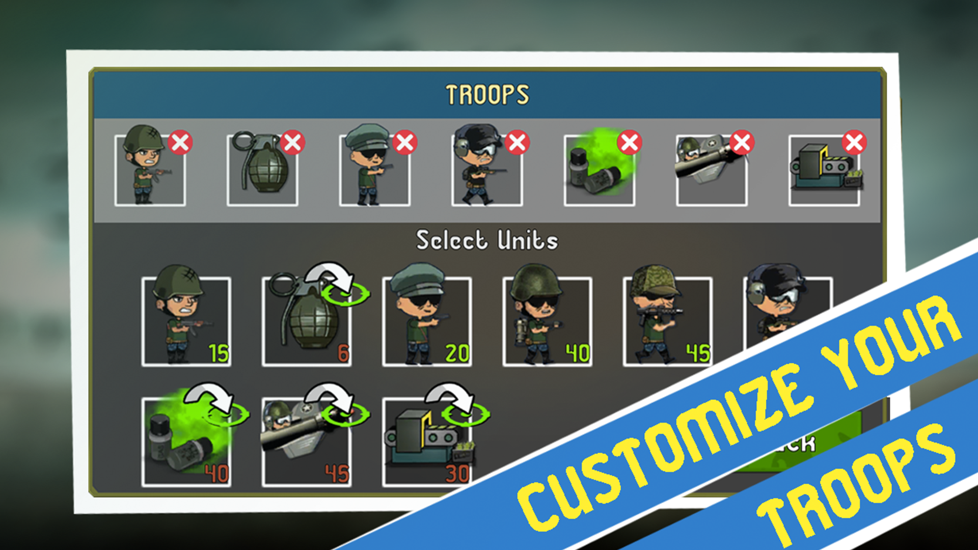 اسکرین شات 1 بازی Army War: Military Troop Games