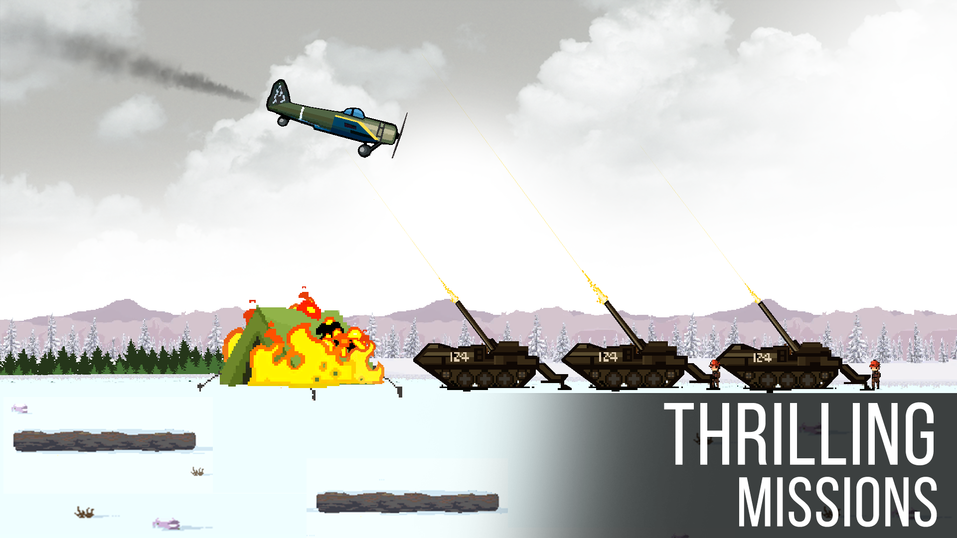 اسکرین شات 1 بازی Warplanes Battle 1944: WW2 War