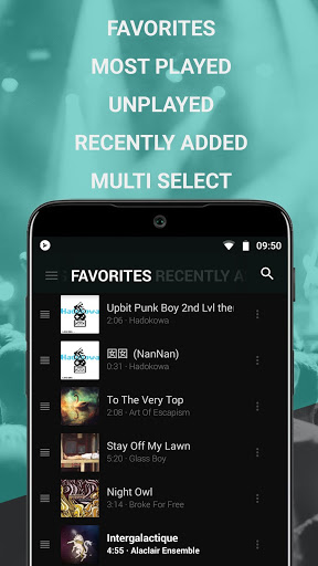 اسکرین شات 6 برنامه BlackPlayer Music Player