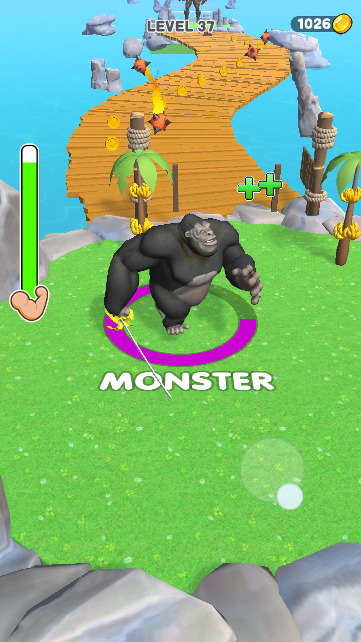 اسکرین شات 2 بازی Hungry Monster 3D