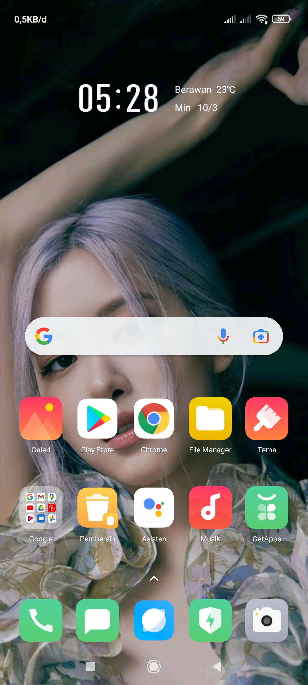 اسکرین شات 5 برنامه Rose Blackpink Wallpaper HD