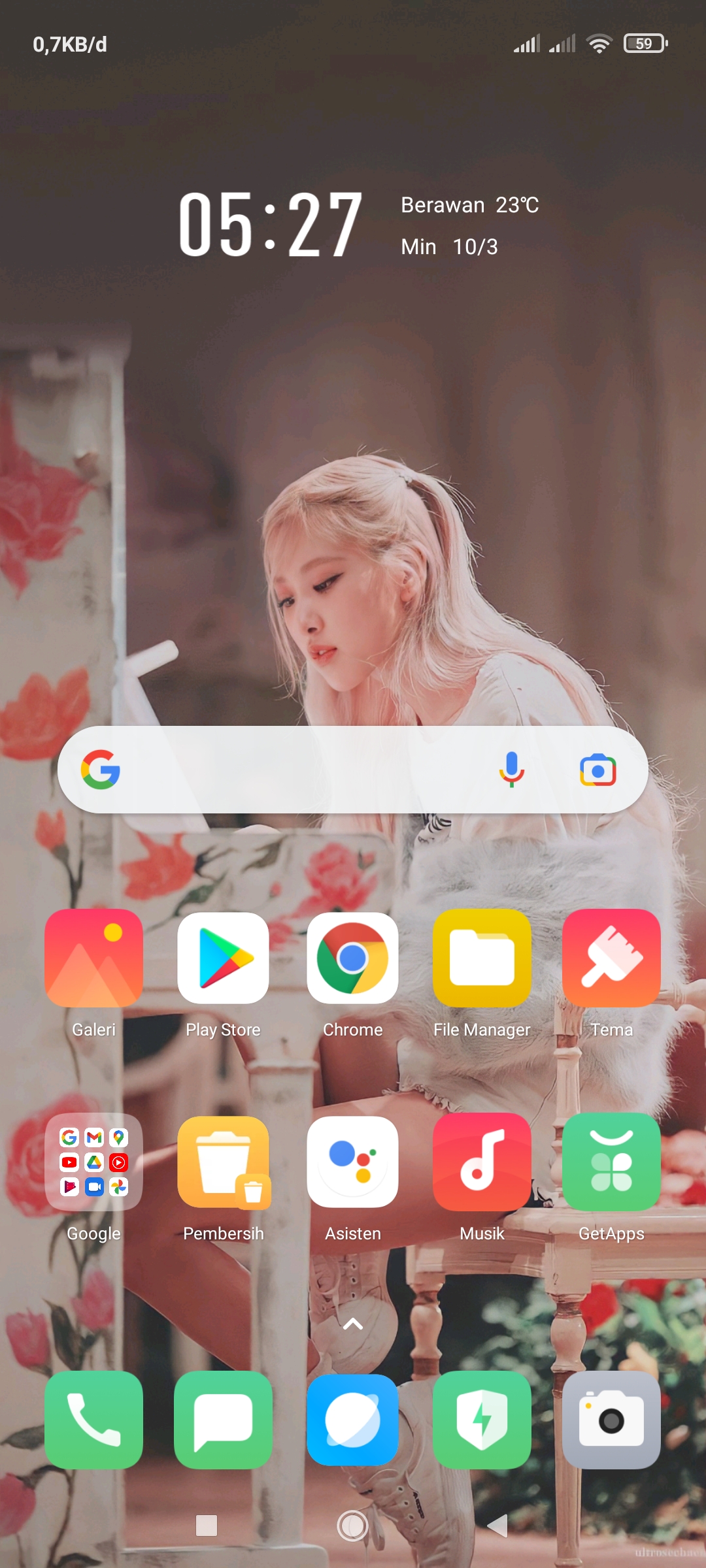 اسکرین شات 4 برنامه Rose Blackpink Wallpaper HD