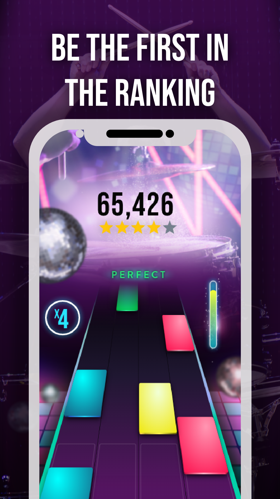 اسکرین شات 5 بازی Drum Tiles: drumming game