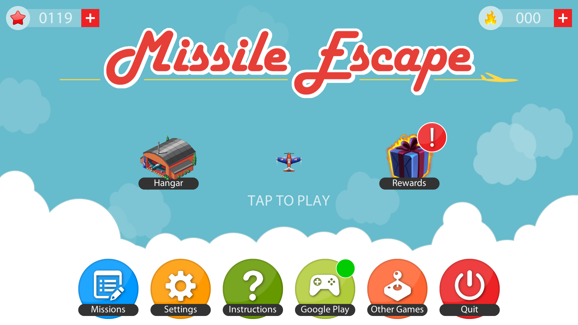 اسکرین شات 1 بازی Missile Escape