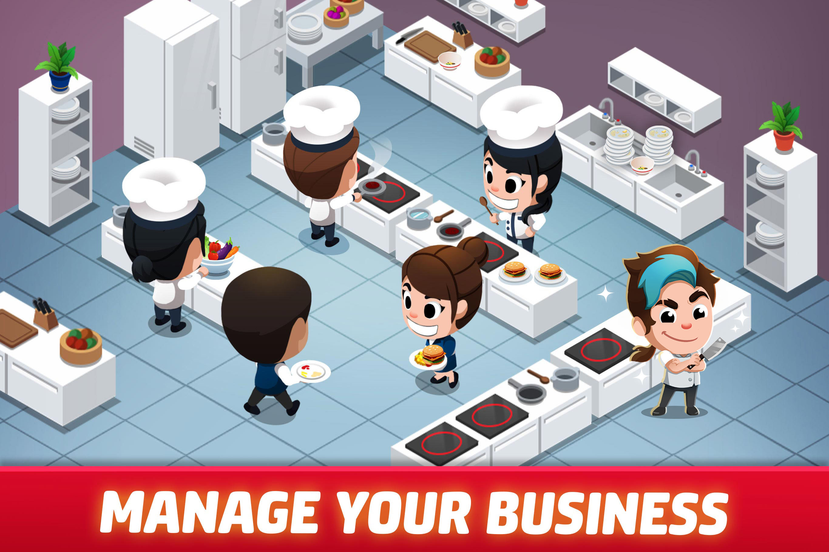 اسکرین شات 5 بازی Idle Restaurant Tycoon: Empire