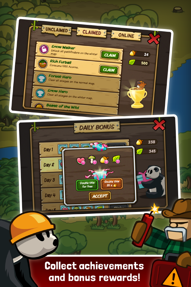 اسکرین شات 5 بازی Lumberwhack: Defend the Wild