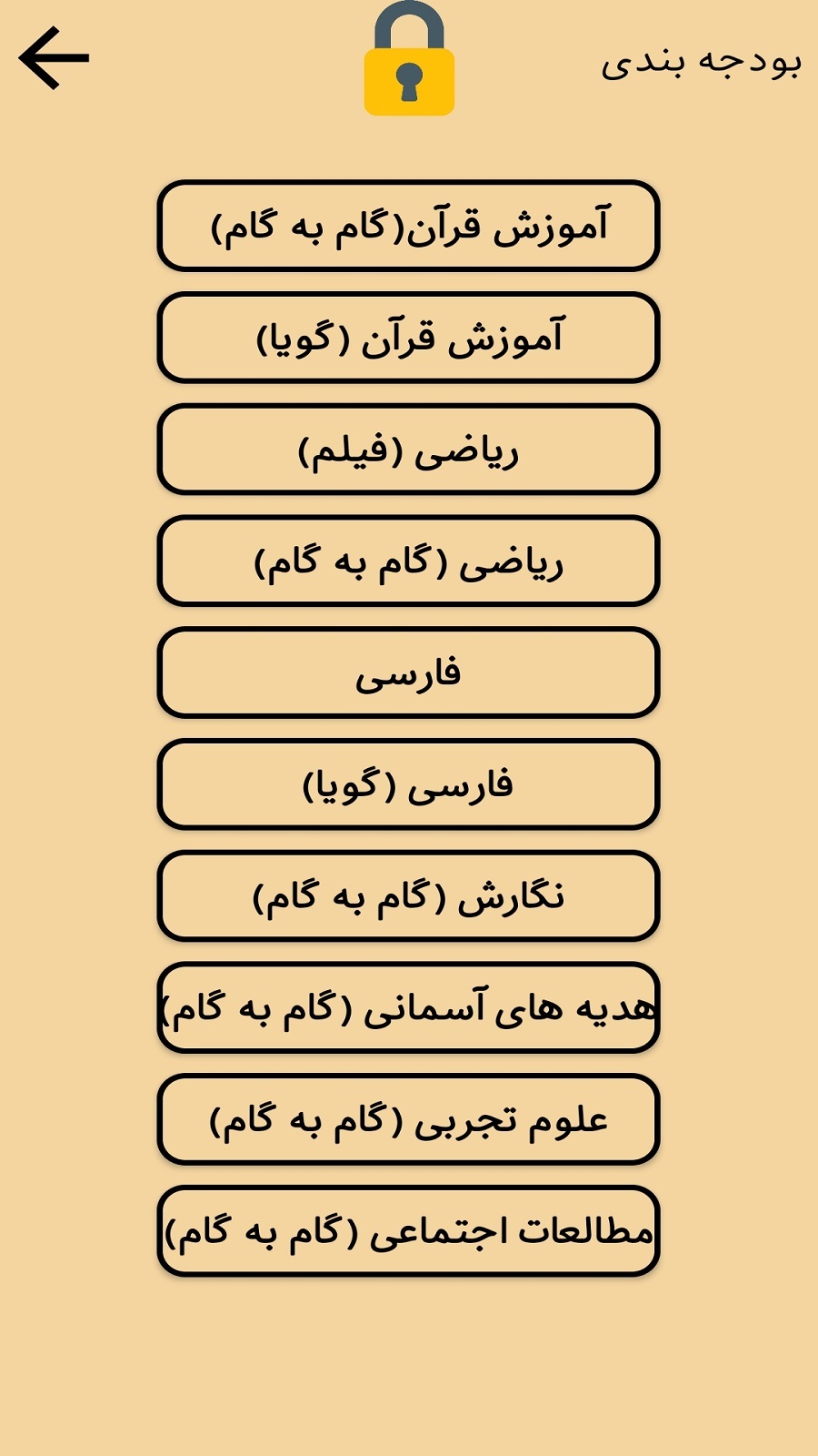 اسکرین شات 2 برنامه ابتدایی | اول تا ششم دبستان