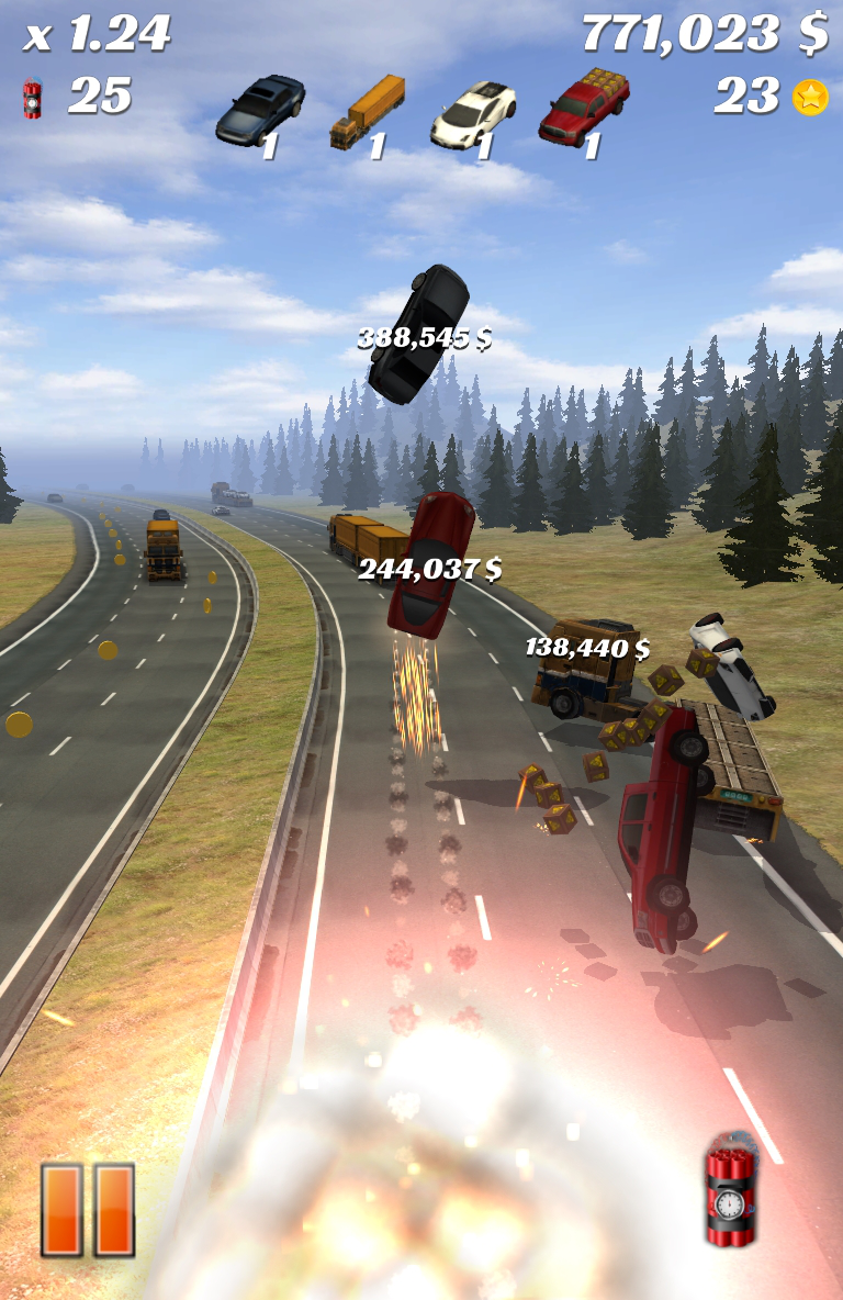 اسکرین شات 5 بازی Highway Crash Derby