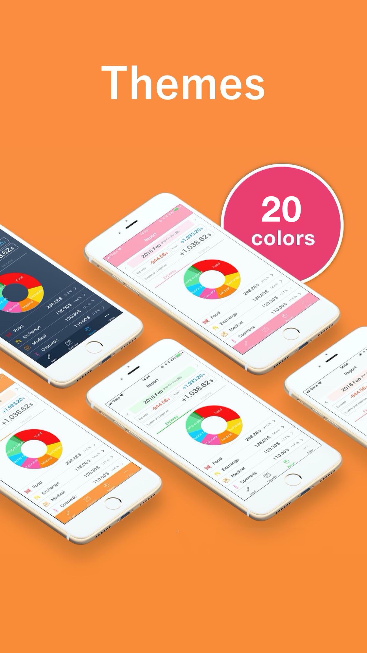 اسکرین شات 3 برنامه MoneyNote - Expense Manager