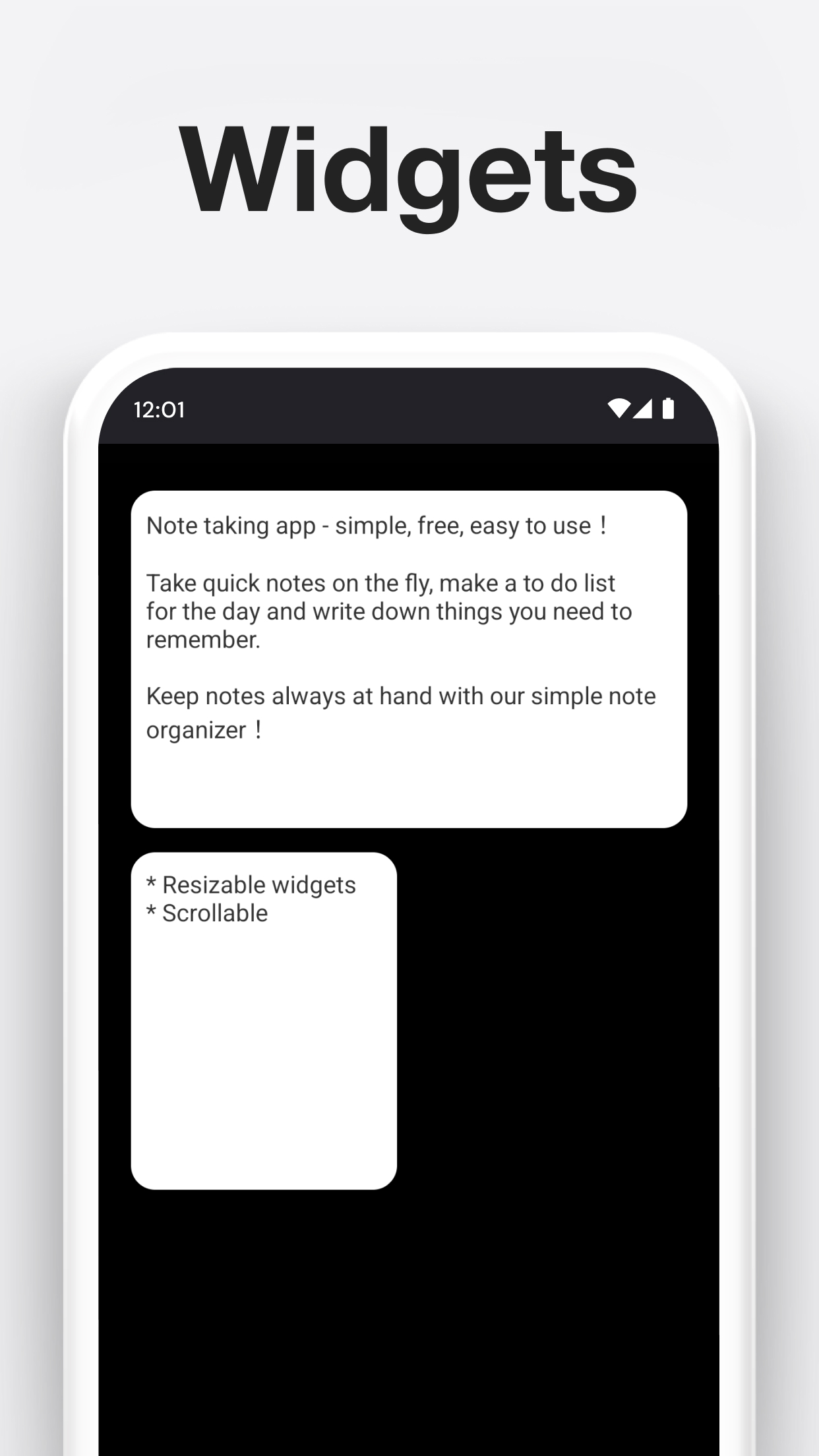 اسکرین شات 4 برنامه Notepad - notes & memo app