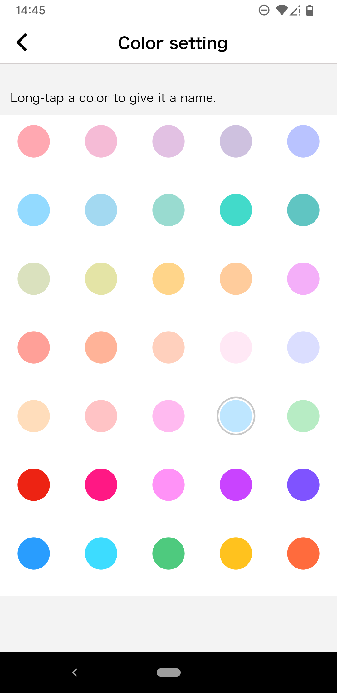 اسکرین شات 4 برنامه My Calendar - Simple Planner