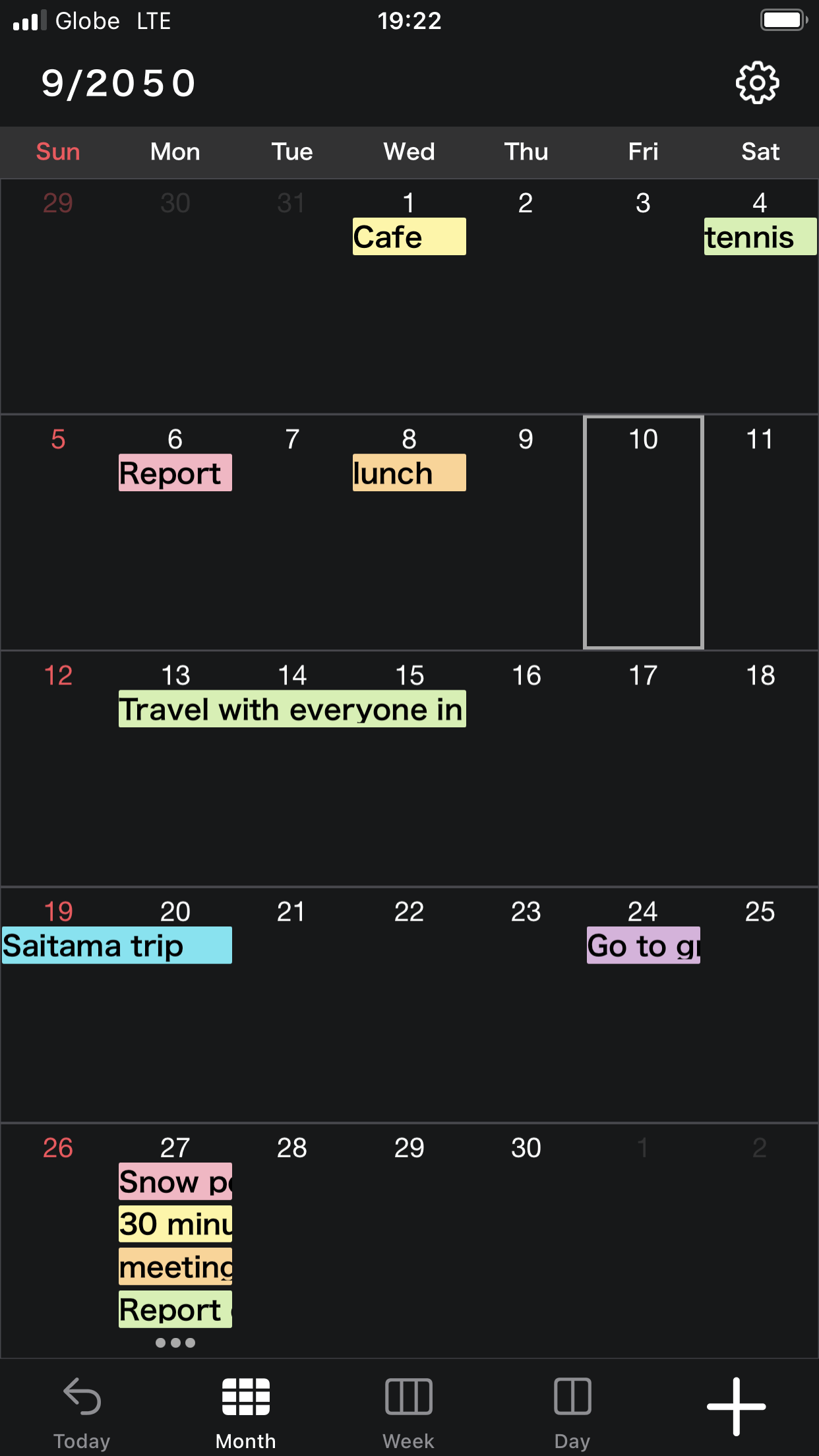 اسکرین شات 8 برنامه N Calendar: Planner, Schedule