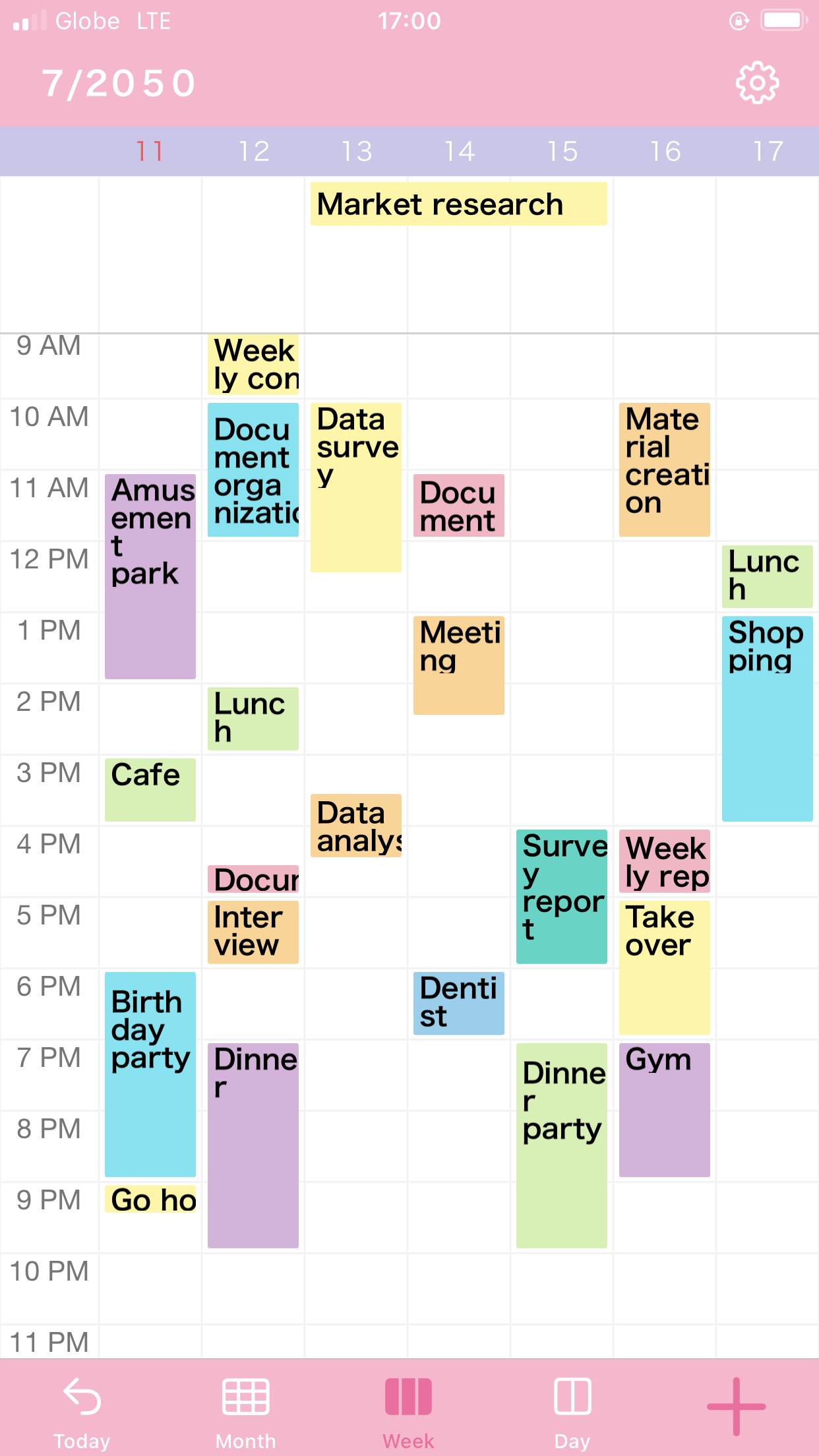 اسکرین شات 7 برنامه N Calendar: Planner, Schedule