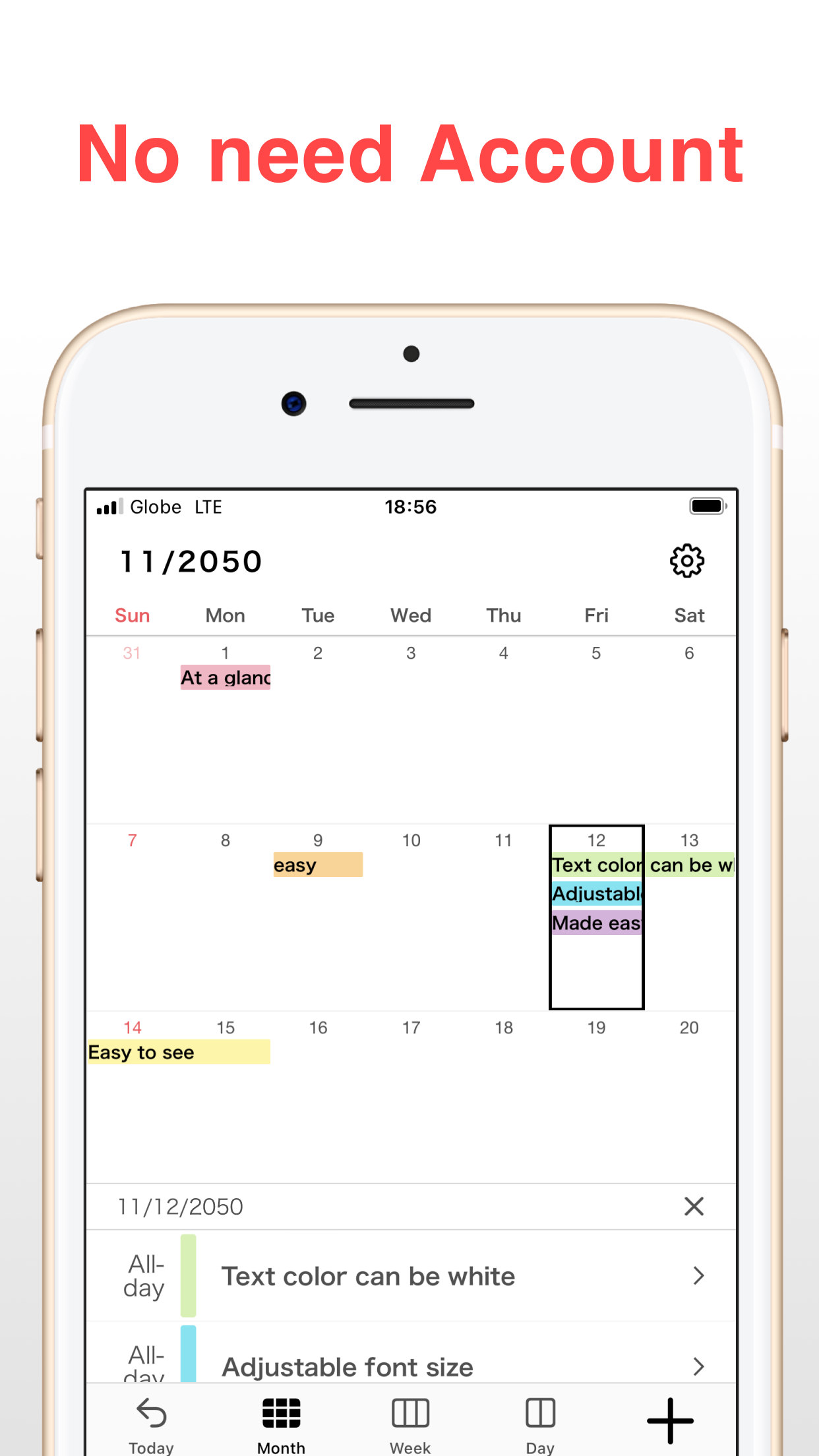 اسکرین شات 2 برنامه N Calendar: Planner, Schedule