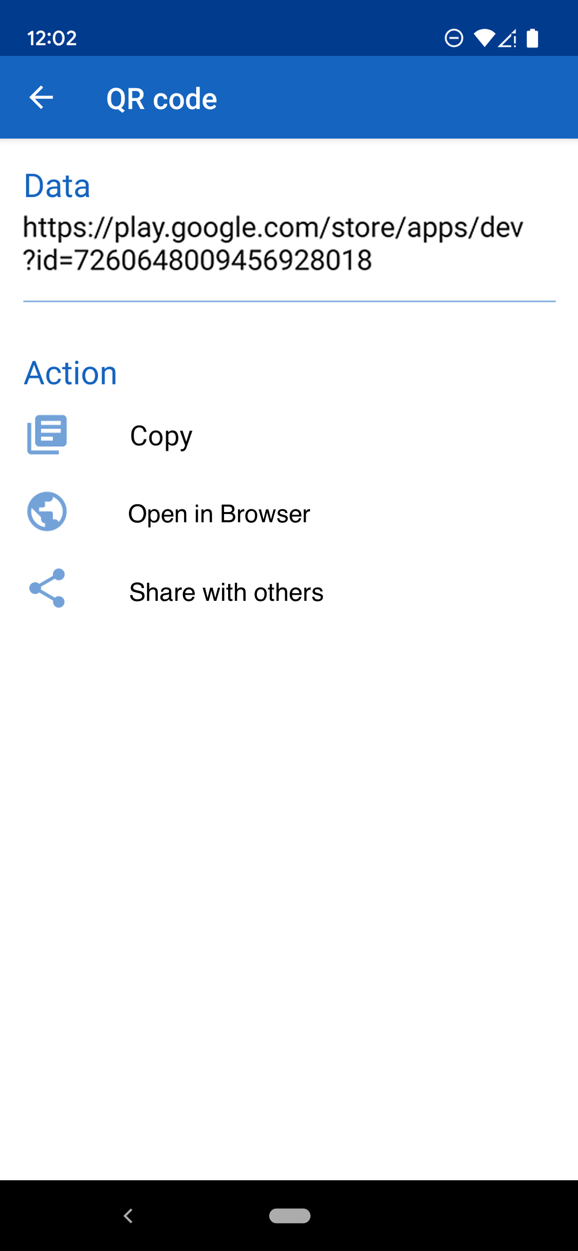 اسکرین شات 5 برنامه QR Code Reader - Barcode Scan