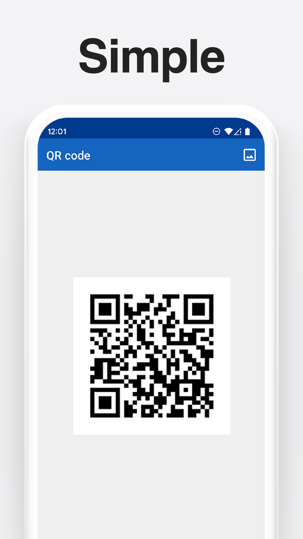 اسکرین شات 1 برنامه QR Code Reader - Barcode Scan