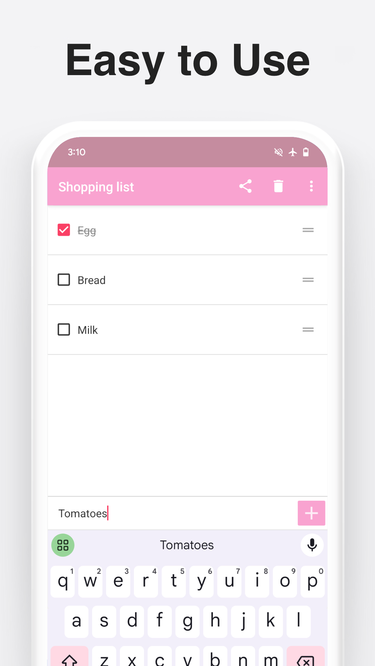 اسکرین شات 2 برنامه Shopping List: My Grocery List