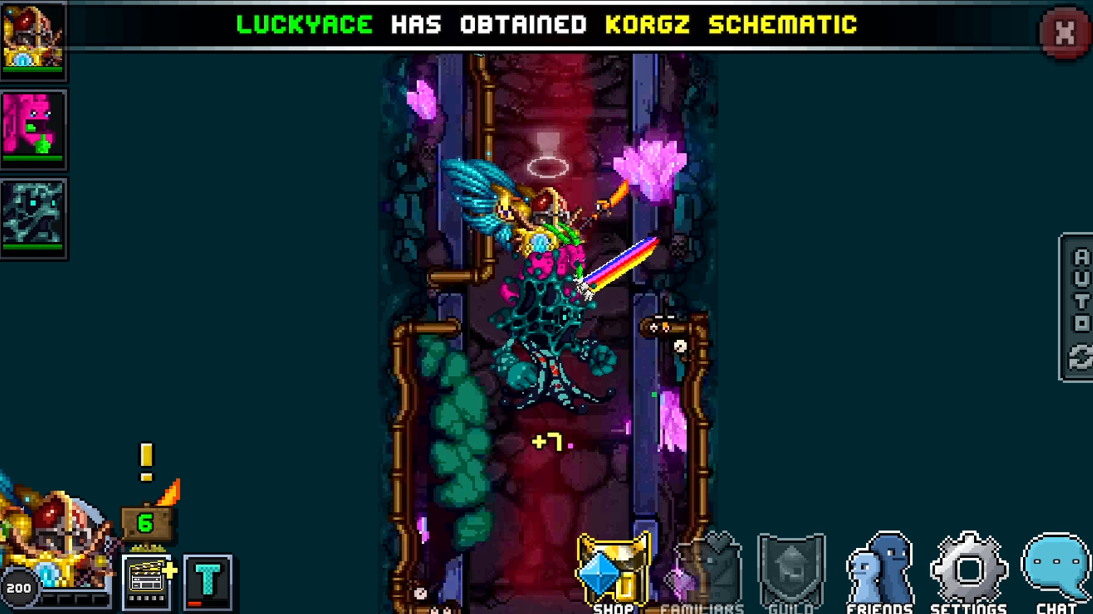 اسکرین شات 5 بازی Bit Heroes Quest: Pixel RPG