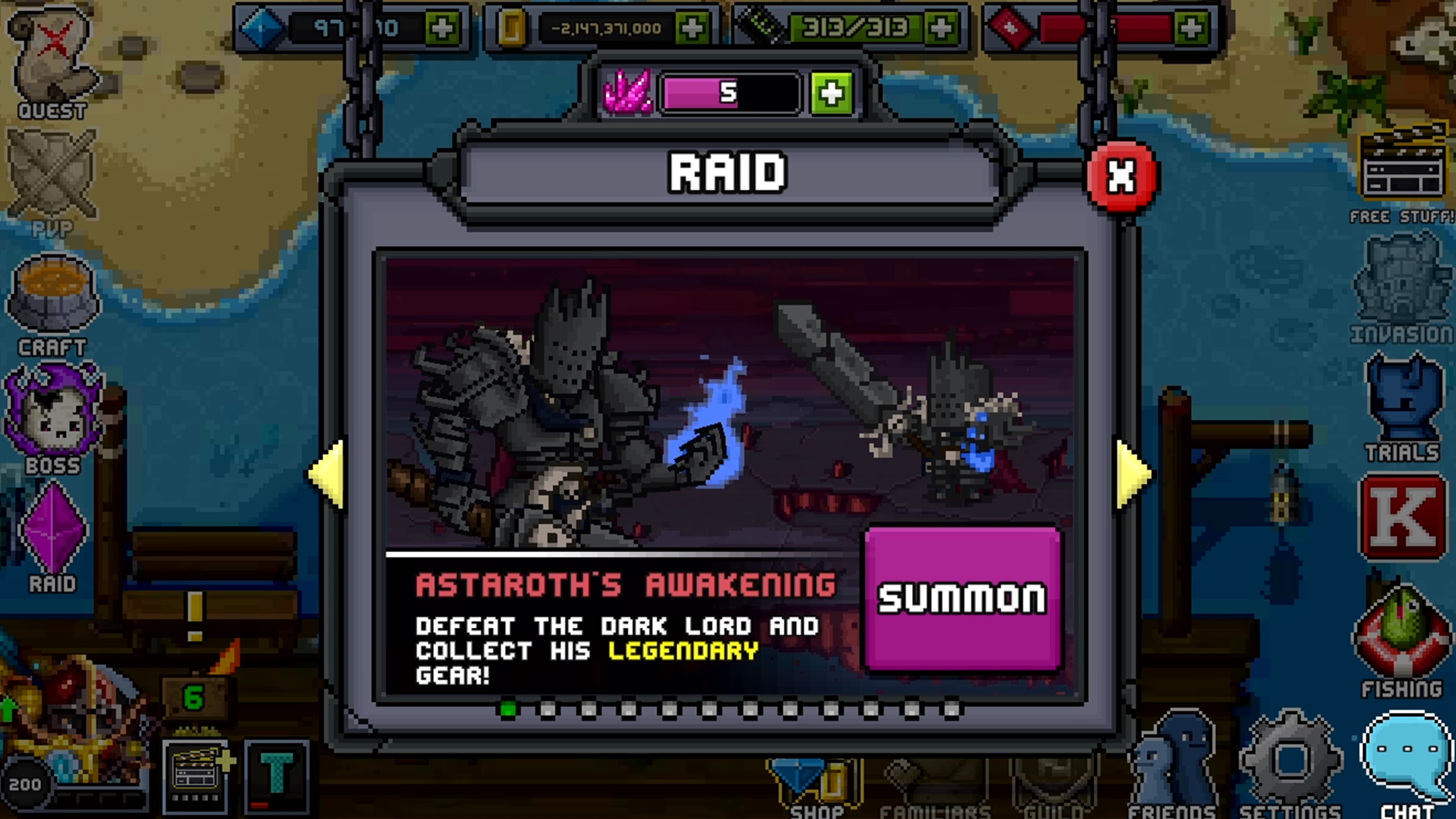 اسکرین شات 2 بازی Bit Heroes Quest: Pixel RPG