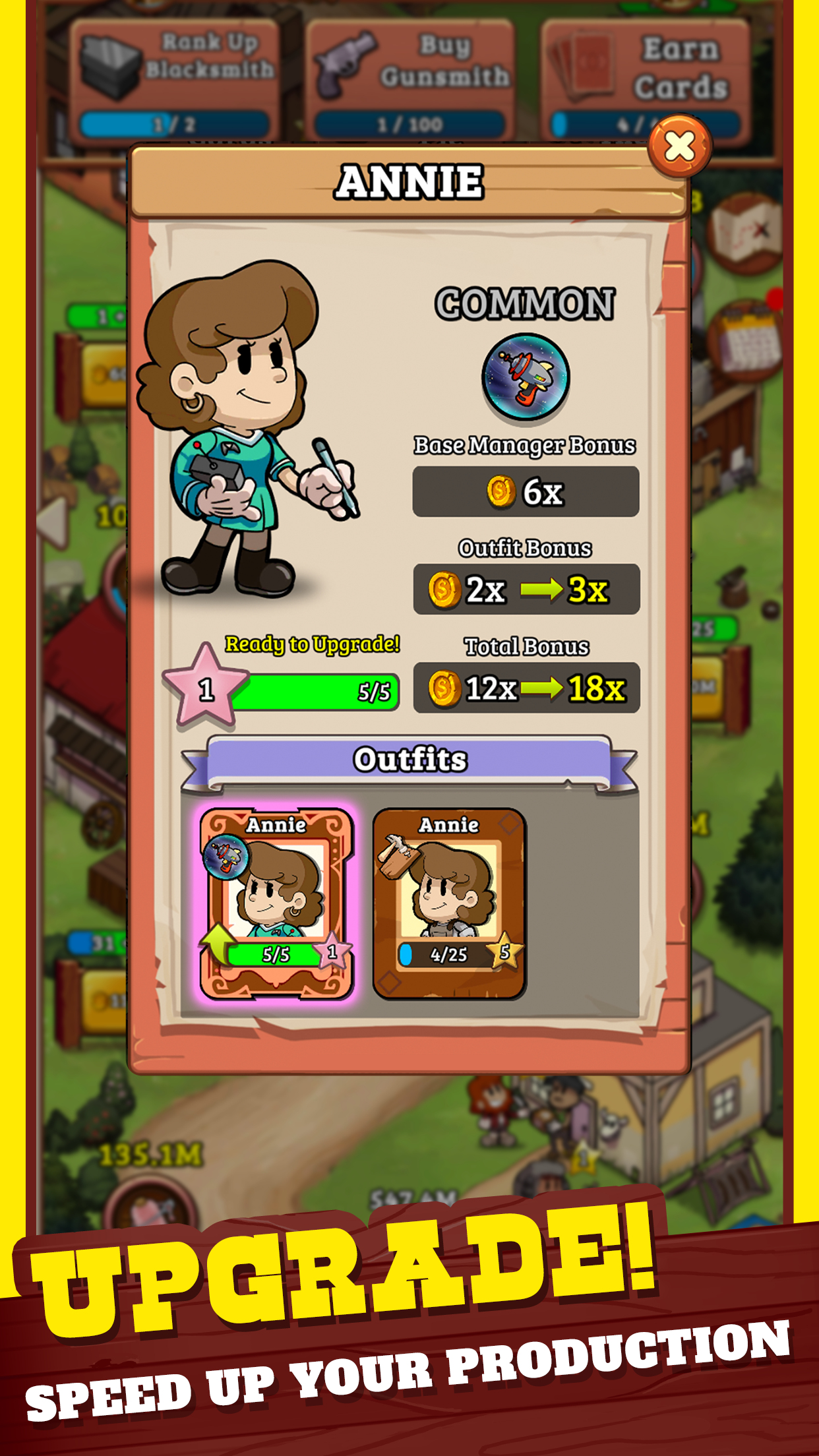 اسکرین شات 6 بازی Idle Frontier: Tap Town Tycoon