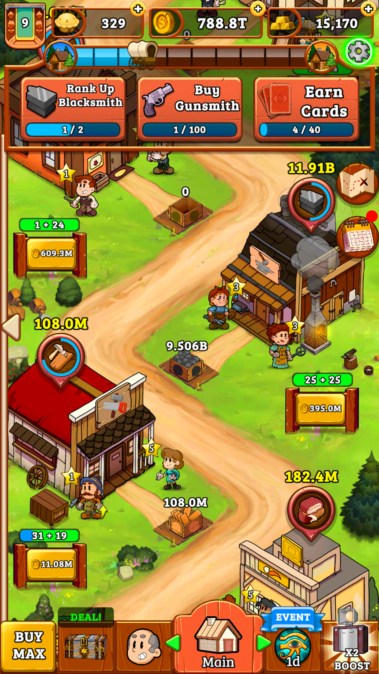 اسکرین شات 7 بازی Idle Frontier: Tap Town Tycoon