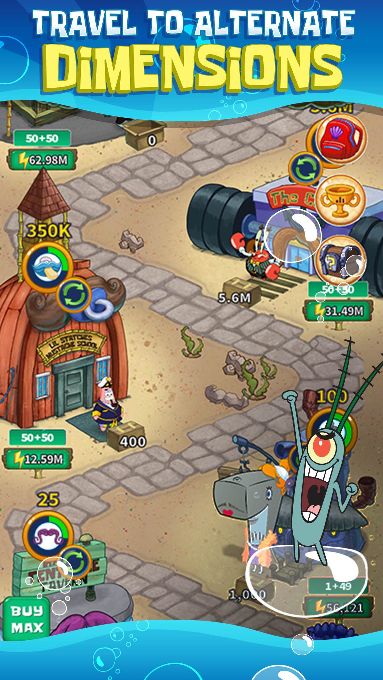 اسکرین شات 4 بازی SpongeBob’s Idle Adventures