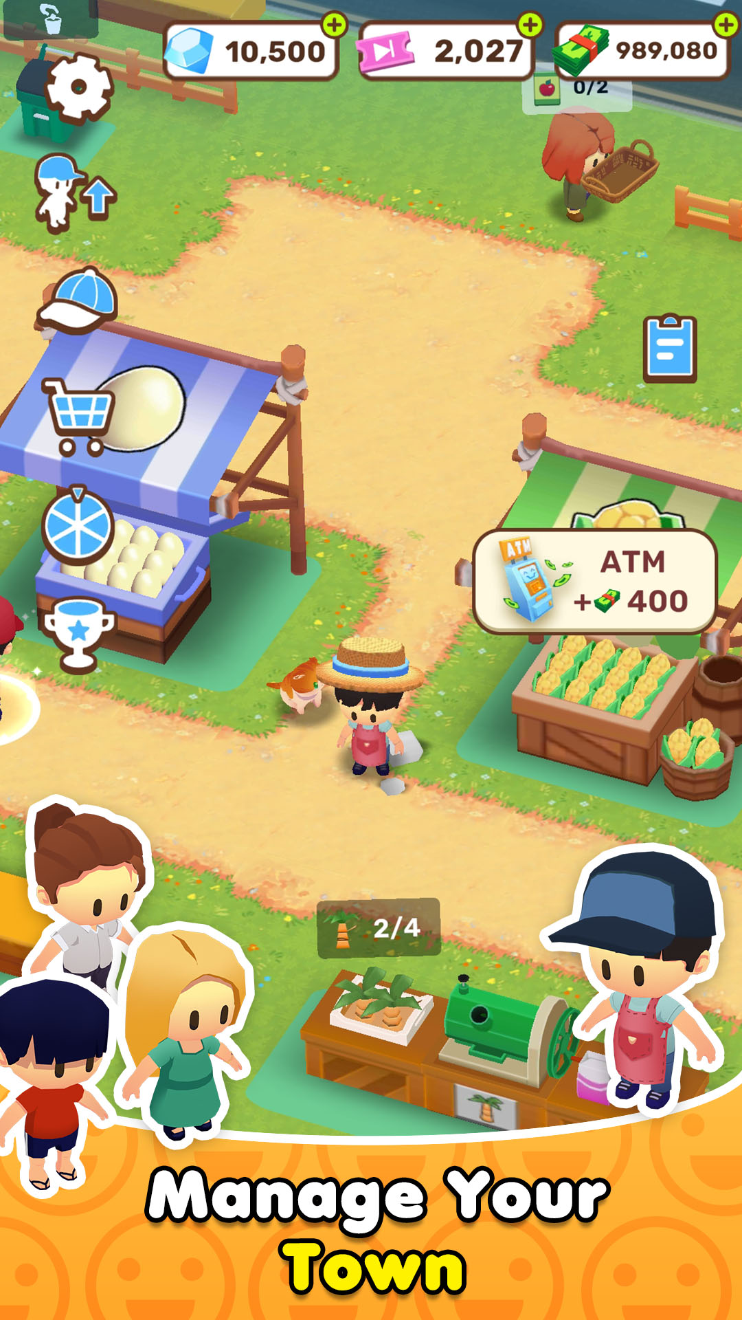 اسکرین شات 2 بازی MicroTown.io - My Little Town