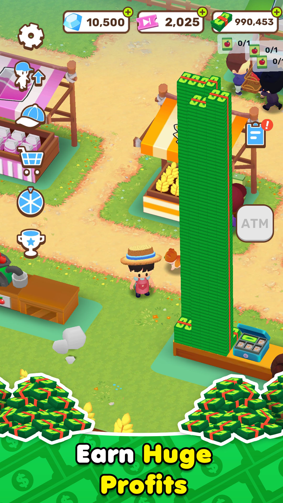 اسکرین شات 1 بازی MicroTown.io - My Little Town