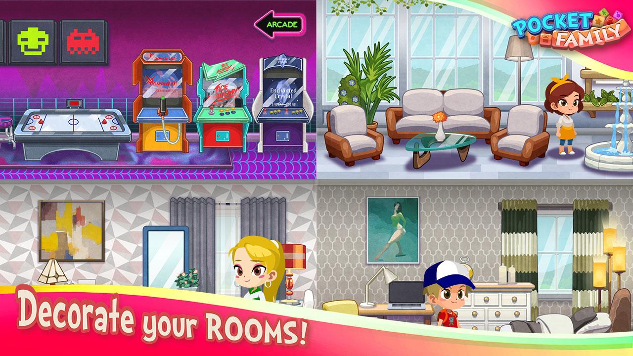 اسکرین شات 7 بازی Pocket Family Dreams: My Home