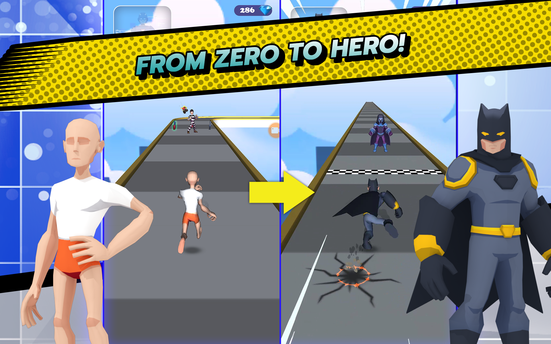 اسکرین شات 5 بازی Power Up: Superhero Challenge