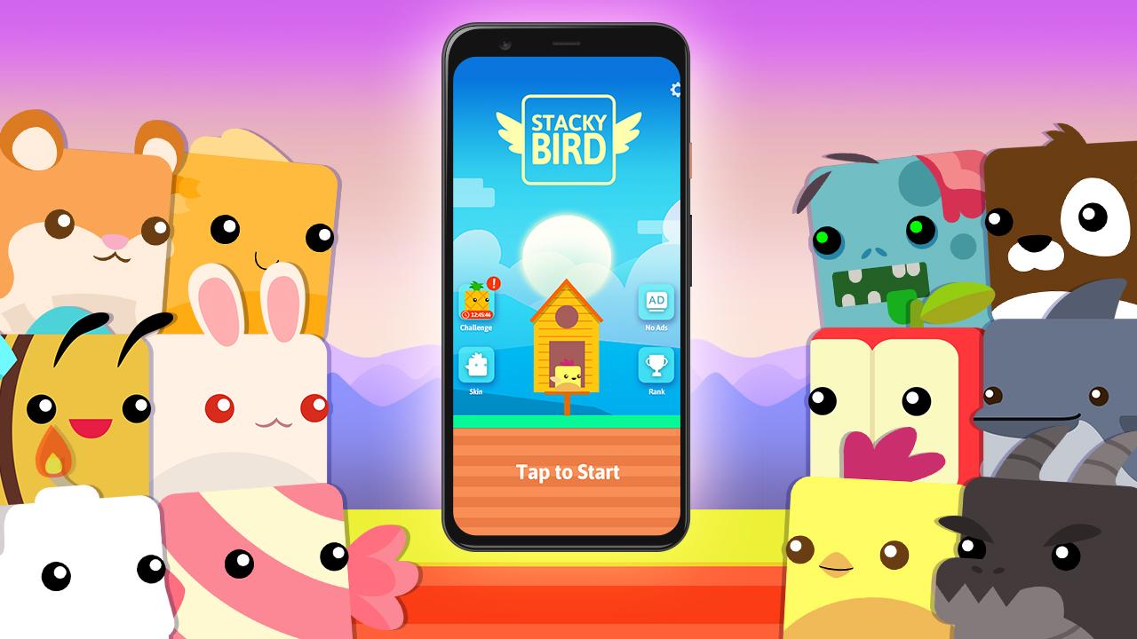 اسکرین شات 6 بازی Stacky Bird: Fun Offline Game