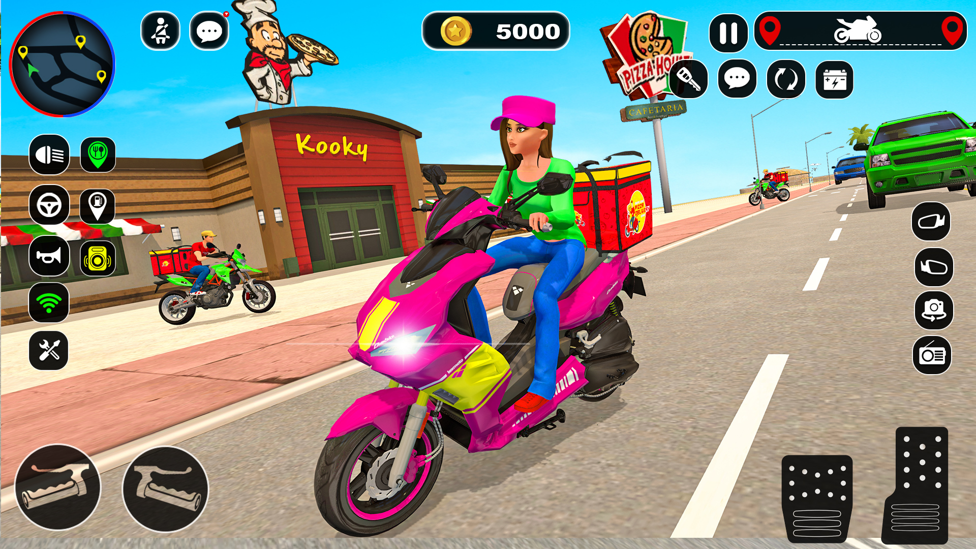 اسکرین شات 4 بازی Pizza Delivery: Girl Food Game