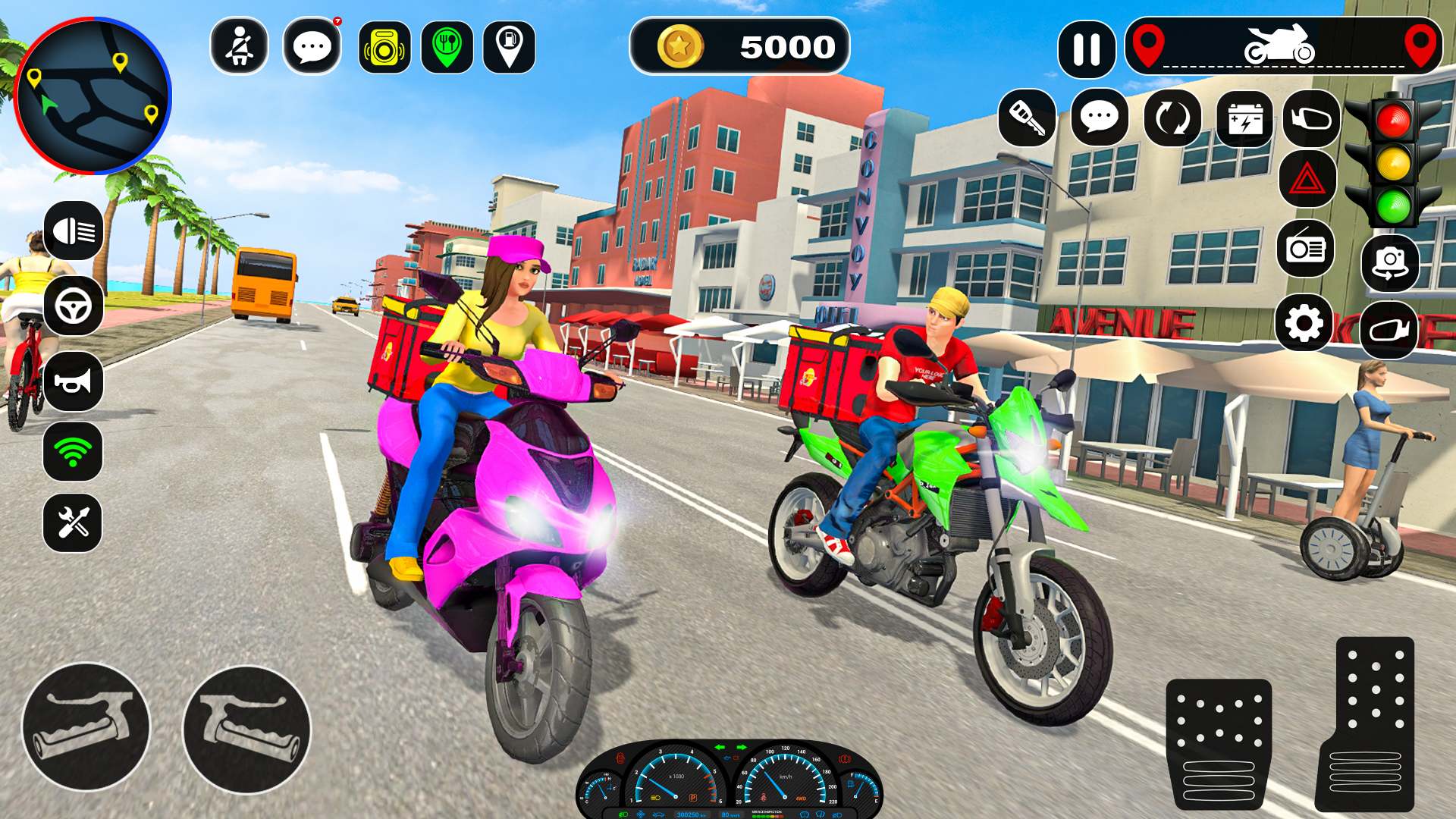 اسکرین شات 3 بازی Pizza Delivery: Girl Food Game