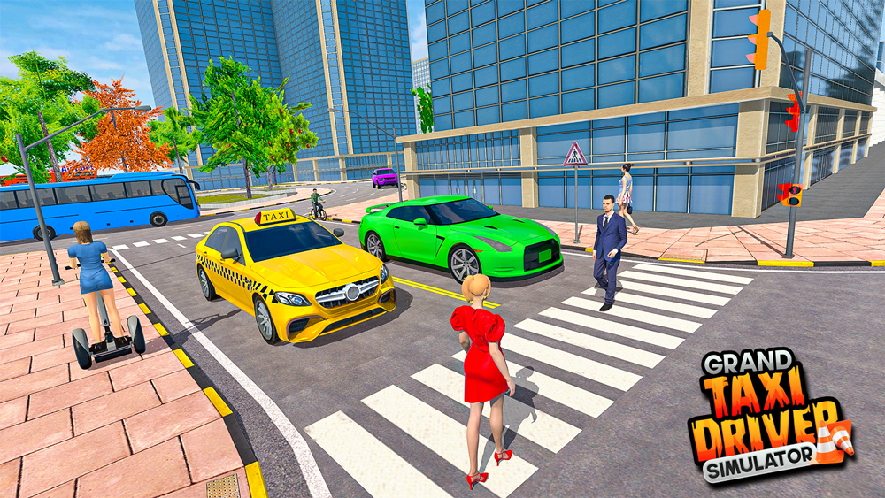 اسکرین شات 1 بازی Modern Taxi Driver Car Games