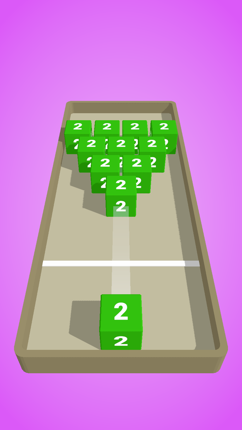 اسکرین شات 1 بازی Mega Cube: 2048 3D Merge Game