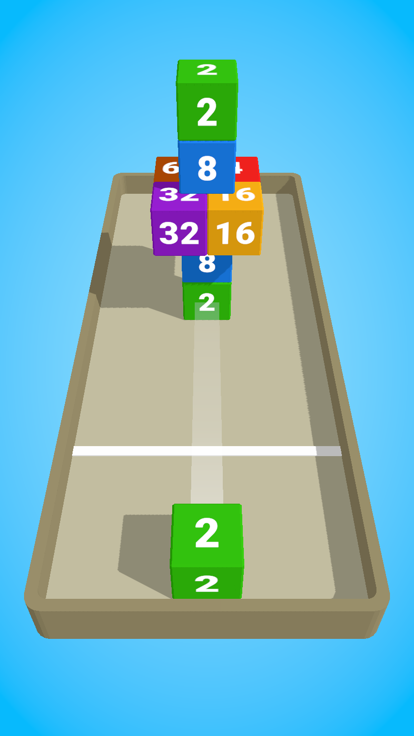 اسکرین شات 8 بازی Mega Cube: 2048 3D Merge Game