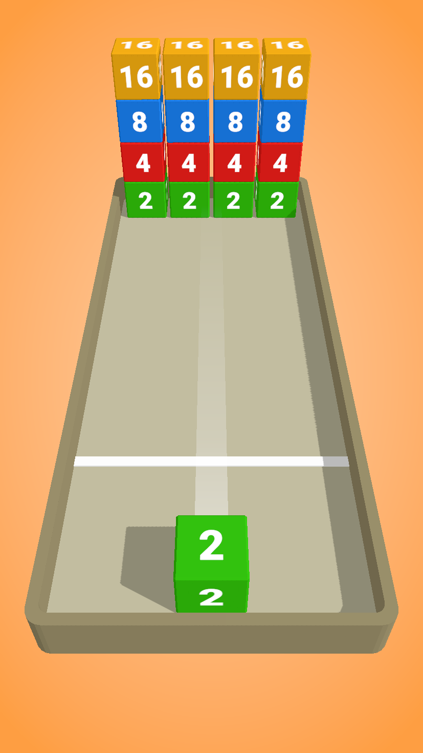 اسکرین شات 4 بازی Mega Cube: 2048 3D Merge Game