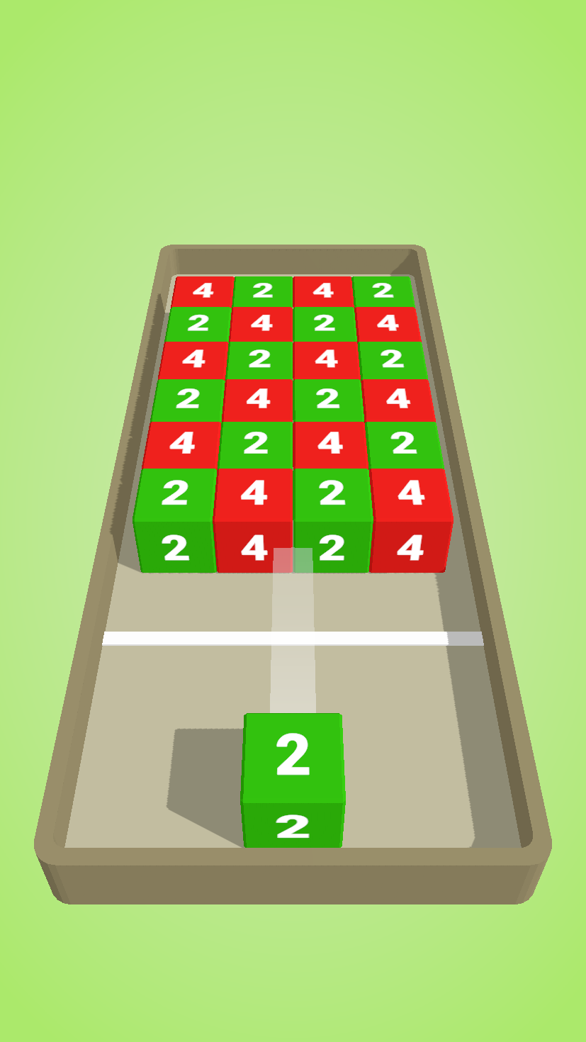 اسکرین شات 3 بازی Mega Cube: 2048 3D Merge Game
