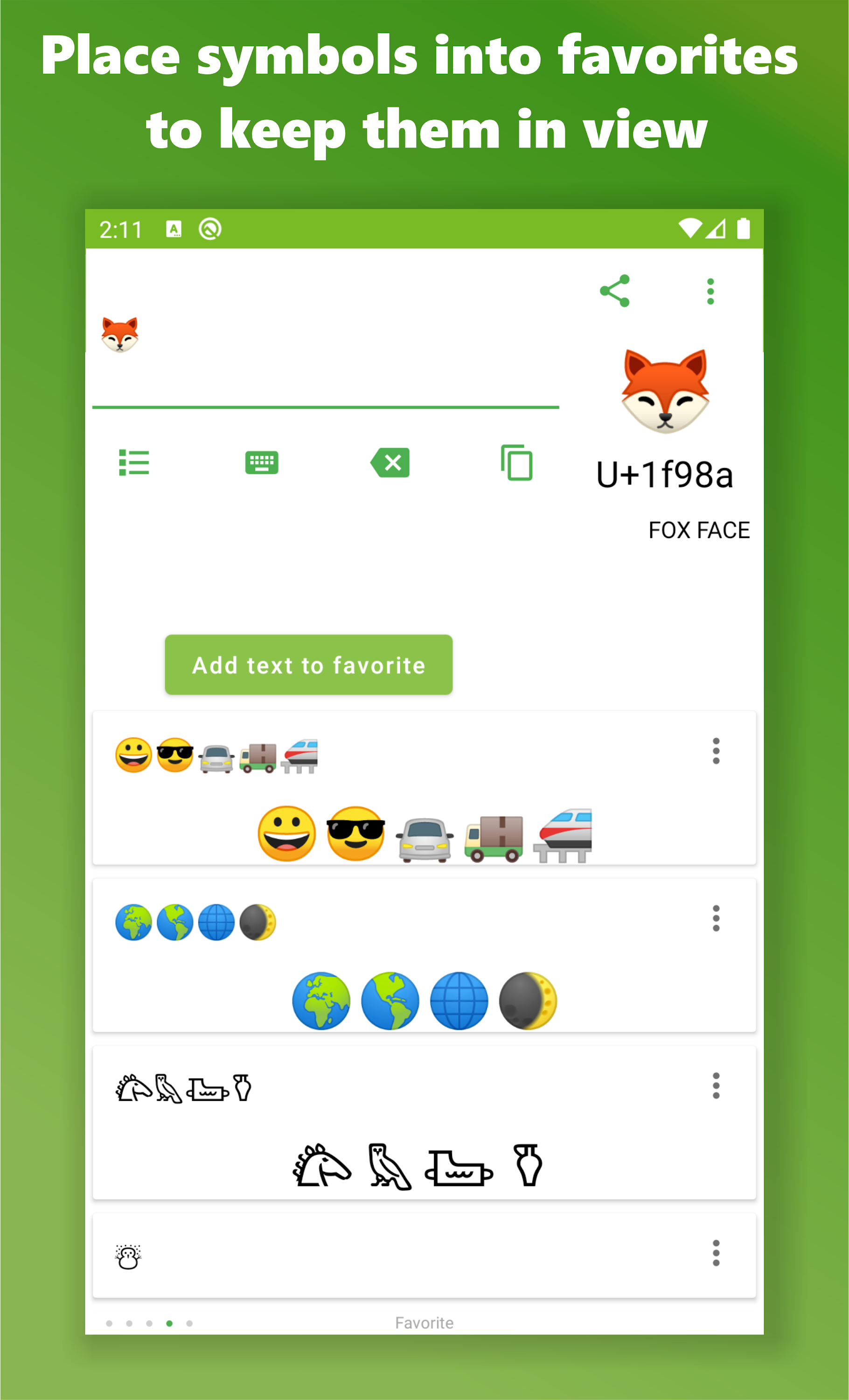 اسکرین شات 4 برنامه Character table