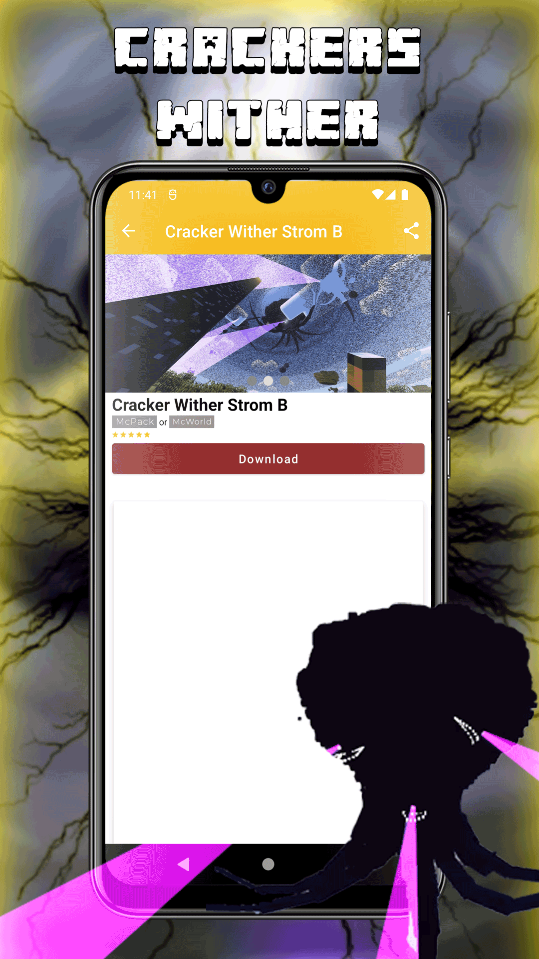 اسکرین شات 4 برنامه Crackers Wither Storm Mod MCPE