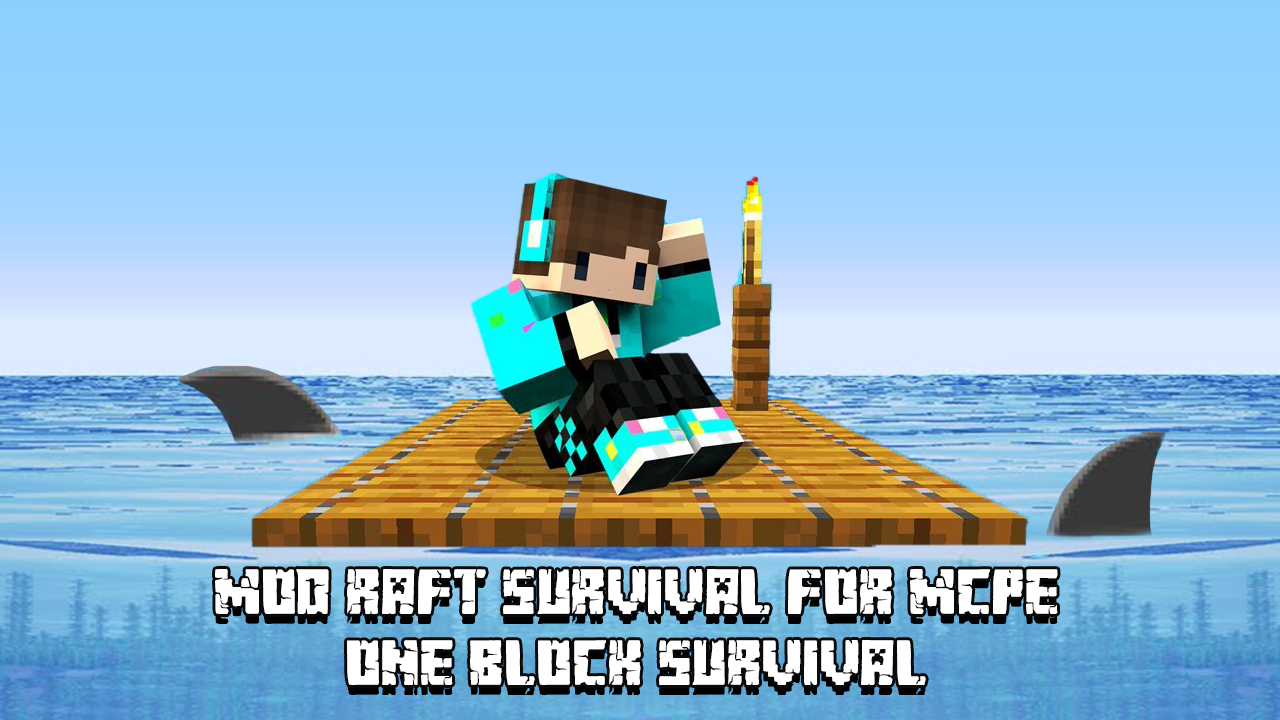 اسکرین شات 1 برنامه Mod Raft Survival for MCPE - O