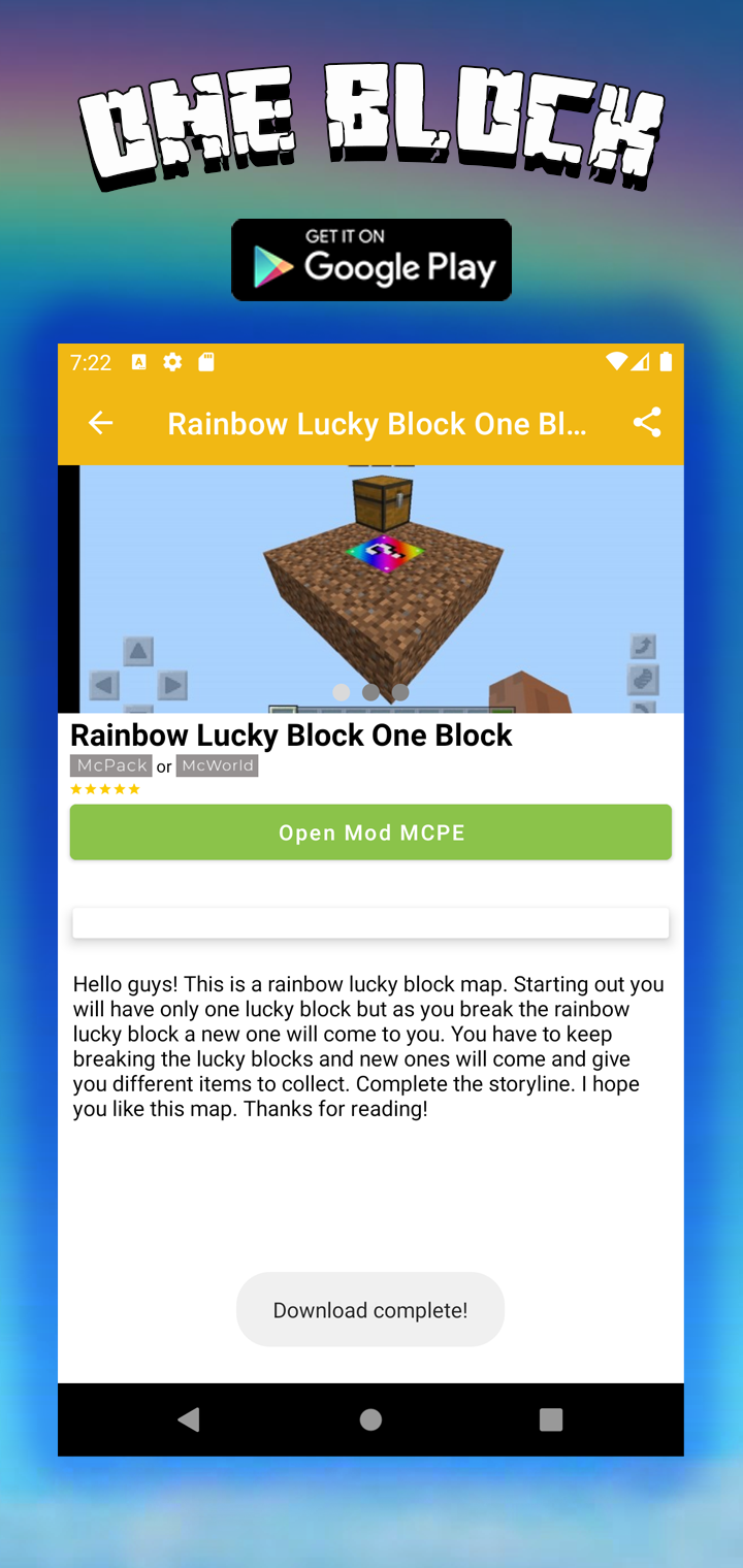 اسکرین شات 4 برنامه Map One Block Survival - block