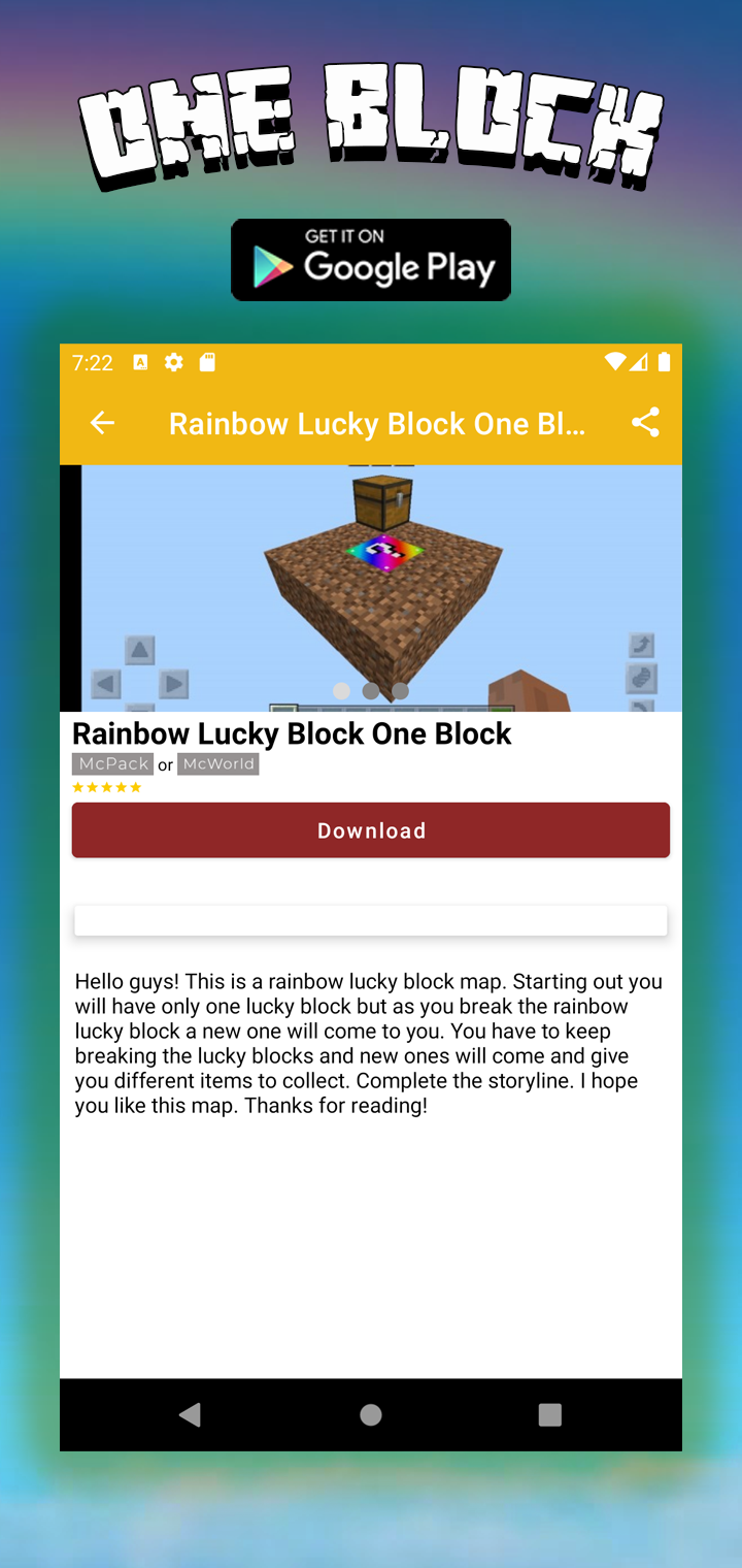 اسکرین شات 3 برنامه Map One Block Survival - block