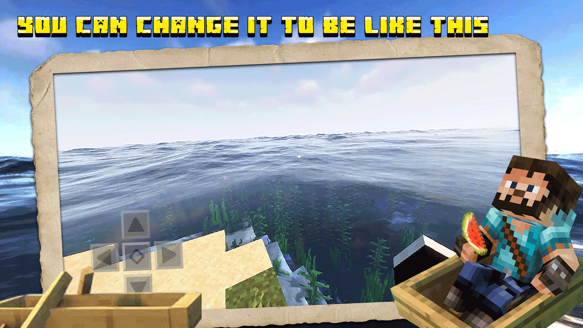 اسکرین شات 2 برنامه Ocean Physics Mod for MCPE