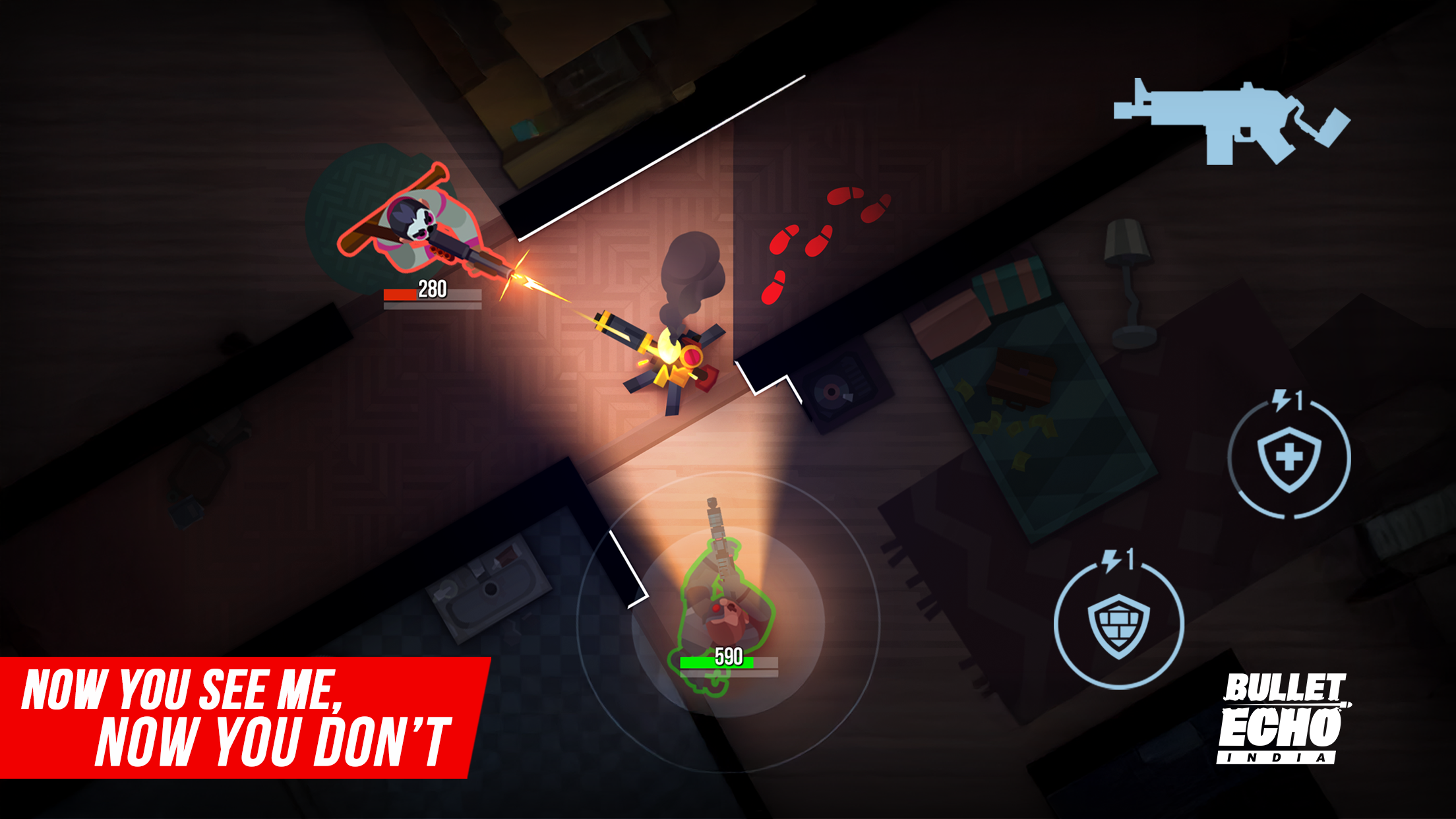 اسکرین شات 1 بازی Bullet Echo India: Gun Game