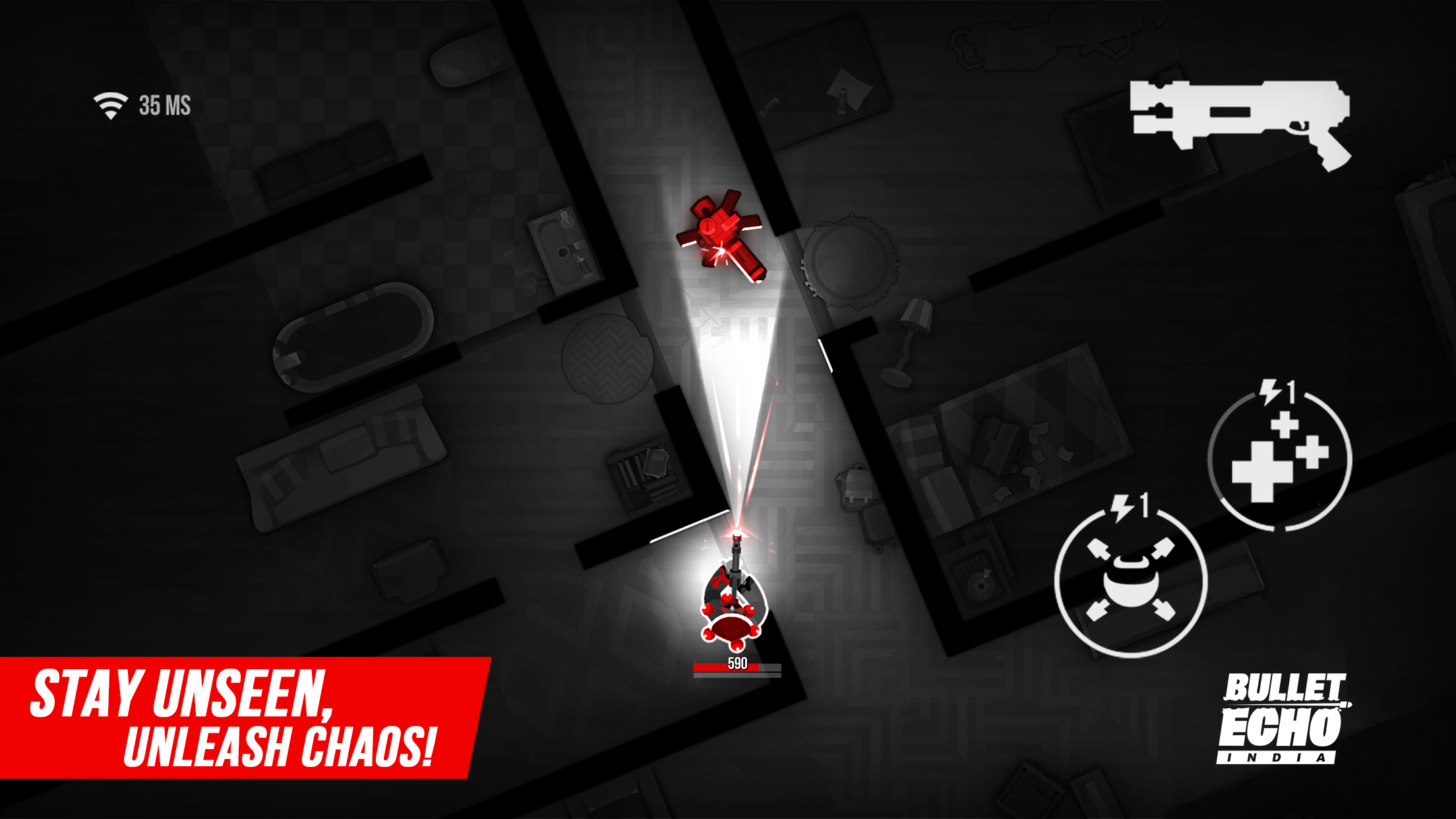 اسکرین شات 6 بازی Bullet Echo India: Gun Game