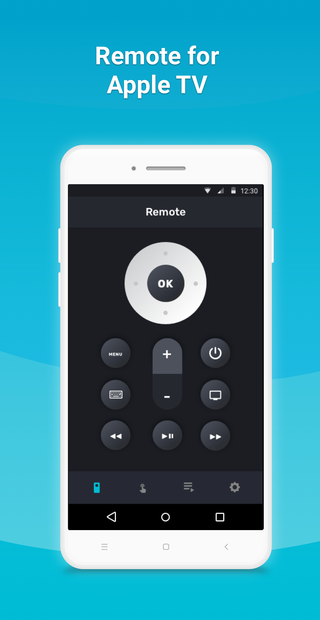 اسکرین شات 1 برنامه Remote for Apple TV