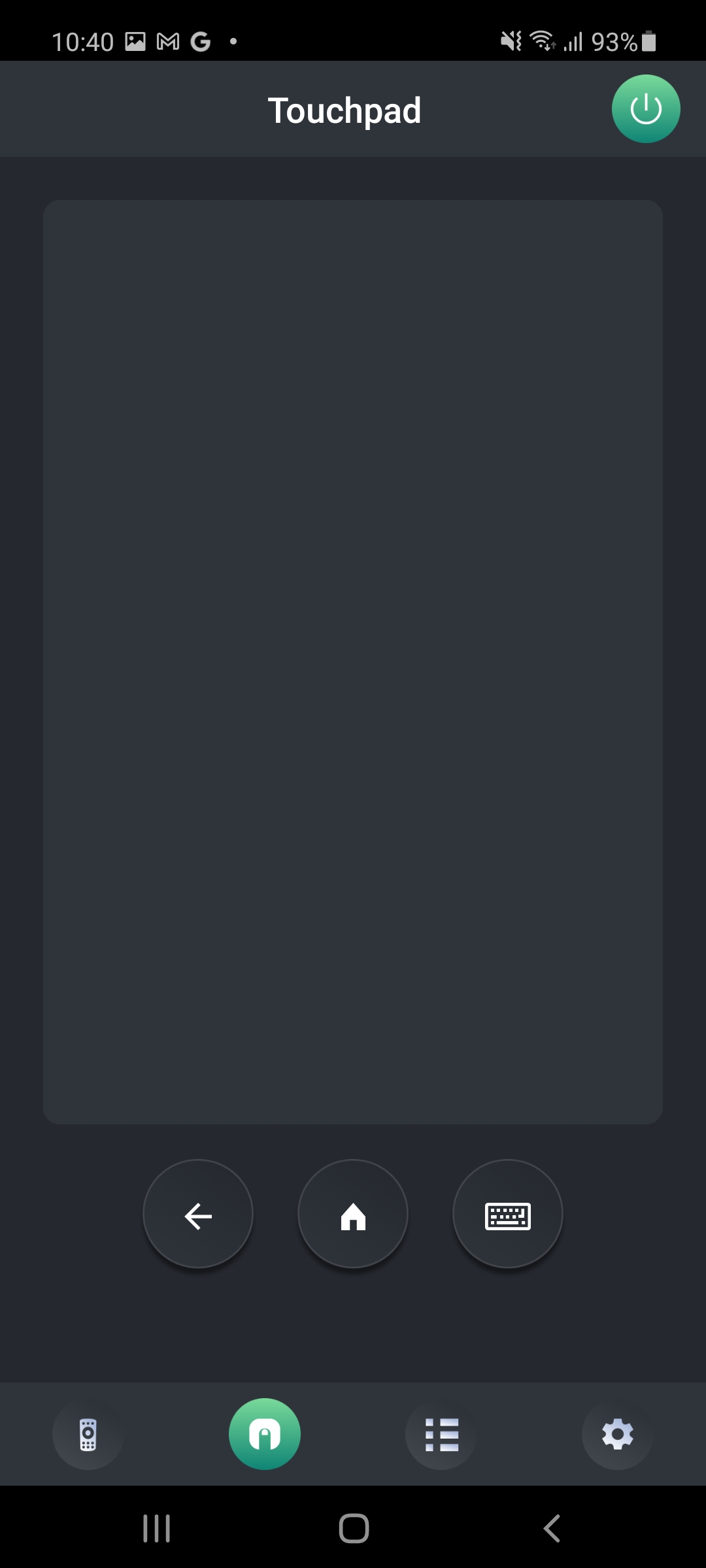 اسکرین شات 2 برنامه Remote for Chromecast TV