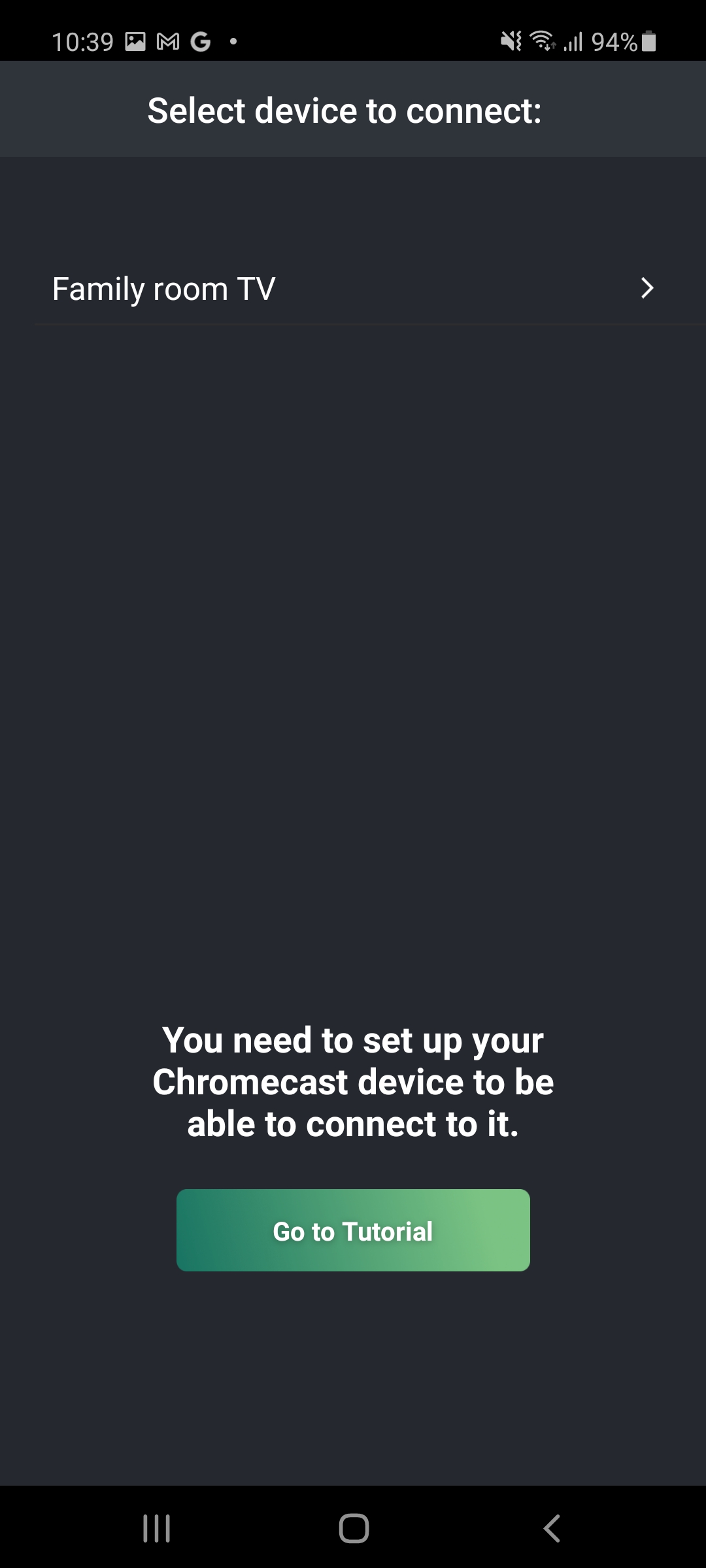 اسکرین شات 4 برنامه Remote for Chromecast TV